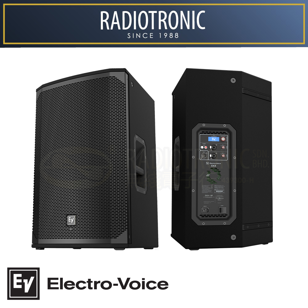 Electro-Voice EV EKX-15P-AP 2-WAY 15″ Powered Loudspeaker – Radiotronic